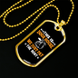 For Rent Bulldog Necklace Stainless Steel or 18k Gold Dog Tag 24" Chain-Express Your Love Gifts