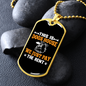 For Rent Bulldog Necklace Stainless Steel or 18k Gold Dog Tag 24" Chain-Express Your Love Gifts