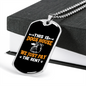 For Rent Bulldog Necklace Stainless Steel or 18k Gold Dog Tag 24" Chain-Express Your Love Gifts