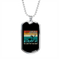 For Rent Necklace Stainless Steel or 18k Gold Dog Tag 24" Chain-Express Your Love Gifts