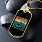 For Rent Necklace Stainless Steel or 18k Gold Dog Tag 24" Chain-Express Your Love Gifts