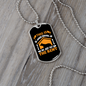 For Rent Yellow Necklace Stainless Steel or 18k Gold Dog Tag 24" Chain-Express Your Love Gifts