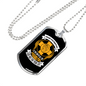 For Your Life Necklace Stainless Steel or 18k Gold Dog Tag 24" Chain-Express Your Love Gifts