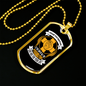 For Your Life Necklace Stainless Steel or 18k Gold Dog Tag 24" Chain-Express Your Love Gifts
