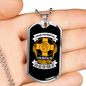 For Your Life Necklace Stainless Steel or 18k Gold Dog Tag 24" Chain-Express Your Love Gifts