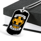 For Your Life Necklace Stainless Steel or 18k Gold Dog Tag 24" Chain-Express Your Love Gifts