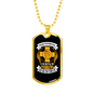 For Your Life Necklace Stainless Steel or 18k Gold Dog Tag 24" Chain-Express Your Love Gifts