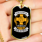 For Your Life Necklace Stainless Steel or 18k Gold Dog Tag 24" Chain-Express Your Love Gifts