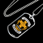 For Your Life Necklace Stainless Steel or 18k Gold Dog Tag 24" Chain-Express Your Love Gifts