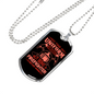 Forever Being A Firefighter Gift Stainless Steel or 18k Gold Dog Tag 24" Chain-Express Your Love Gifts