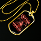 Forever Being A Firefighter Gift Stainless Steel or 18k Gold Dog Tag 24" Chain-Express Your Love Gifts