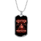 Forever Being A Firefighter Gift Stainless Steel or 18k Gold Dog Tag 24" Chain-Express Your Love Gifts