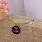 Forget Dog BewAre of Mom Bracelet Stainless Steel or 18k Gold Circle Bangle-Express Your Love Gifts