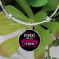 Forget Dog BewAre of Mom Bracelet Stainless Steel or 18k Gold Circle Bangle-Express Your Love Gifts