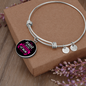 Forget Dog BewAre of Mom Bracelet Stainless Steel or 18k Gold Circle Bangle-Express Your Love Gifts