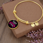 Forget Dog BewAre of Mom Bracelet Stainless Steel or 18k Gold Circle Bangle-Express Your Love Gifts