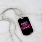 Forget Dog BewAre of Mom Necklace Stainless Steel or 18k Gold Dog Tag 24" Chain-Express Your Love Gifts