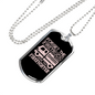 Forget The Firetruck Firefighter Gift Stainless Steel or 18k Gold Dog Tag 24" Chain-Express Your Love Gifts