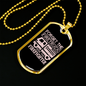 Forget The Firetruck Firefighter Gift Stainless Steel or 18k Gold Dog Tag 24" Chain-Express Your Love Gifts