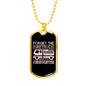 Forget The Firetruck Firefighter Gift Stainless Steel or 18k Gold Dog Tag 24" Chain-Express Your Love Gifts