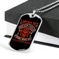 Forget What My Eyes Firefighter Gift Stainless Steel or 18k Gold Dog Tag 24" Chain-Express Your Love Gifts