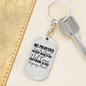 Forgiving Heart Keychain Stainless Steel or 18k Gold Dog Tag Keyring-Express Your Love Gifts
