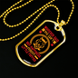 Forgot Little Puppies Necklace Stainless Steel or 18k Gold Dog Tag 24" Chain-Express Your Love Gifts