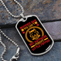 Forgot Little Puppies Necklace Stainless Steel or 18k Gold Dog Tag 24" Chain-Express Your Love Gifts