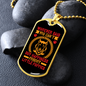 Forgot Little Puppies Necklace Stainless Steel or 18k Gold Dog Tag 24" Chain-Express Your Love Gifts