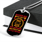Forgot Little Puppies Necklace Stainless Steel or 18k Gold Dog Tag 24" Chain-Express Your Love Gifts