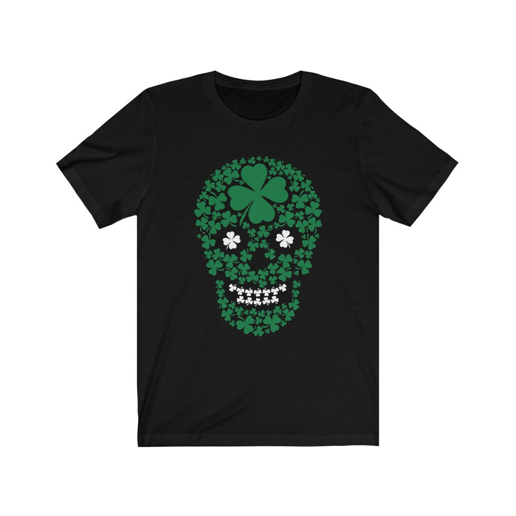 Four Leaf Clover Irish SugarSkull T-Shirt-Express Your Love Gifts