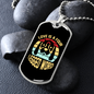 Four Legged Word Necklace Stainless Steel or 18k Gold Dog Tag 24" Chain-Express Your Love Gifts