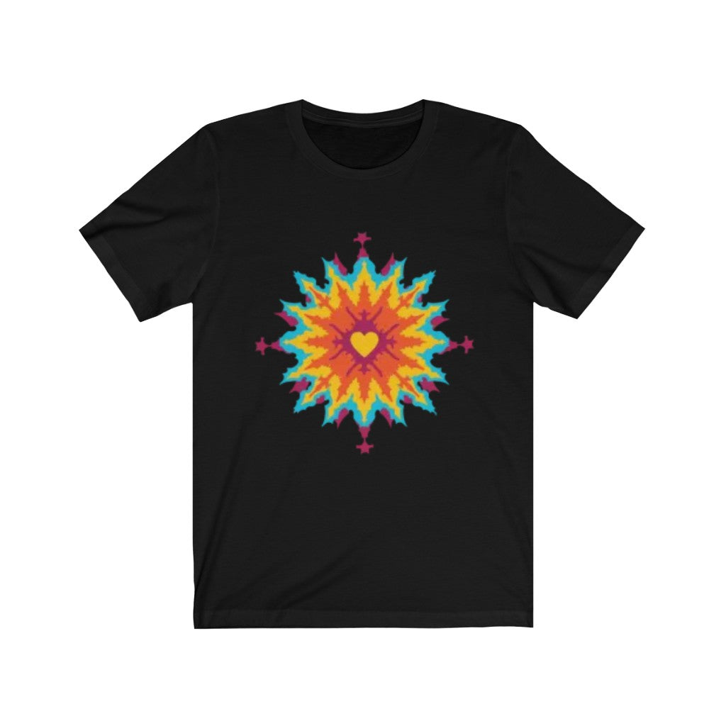 Fractal Psychedelic Heart Women's T-Shirt-Express Your Love Gifts