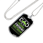 Freaking Awesome Electrician Necklace Stainless Steel or 18k Gold Dog Tag 24" Chain-Express Your Love Gifts