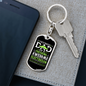 Freaking Awesome Electrician Swivel Keychain Dog Tag Stainless Steel or 18k Gold-Express Your Love Gifts