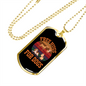 Free Hugs For Dogs Necklace Stainless Steel or 18k Gold Dog Tag 24" Chain-Express Your Love Gifts