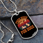 Free Hugs For Dogs Necklace Stainless Steel or 18k Gold Dog Tag 24" Chain-Express Your Love Gifts