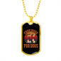 Free Hugs For Dogs Necklace Stainless Steel or 18k Gold Dog Tag 24" Chain-Express Your Love Gifts