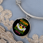 French Buldog Mom Bracelet Stainless Steel or 18k Gold Circle Bangle-Express Your Love Gifts