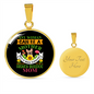 French Buldog Mom Circle Necklace Stainless Steel or 18k Gold 18-22"-Express Your Love Gifts