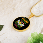 French Buldog Mom Circle Necklace Stainless Steel or 18k Gold 18-22"-Express Your Love Gifts