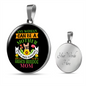 French Buldog Mom Circle Necklace Stainless Steel or 18k Gold 18-22"-Express Your Love Gifts