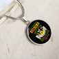 French Buldog Mom Circle Necklace Stainless Steel or 18k Gold 18-22"-Express Your Love Gifts