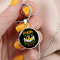French Buldog Mom Circle Necklace Stainless Steel or 18k Gold 18-22"-Express Your Love Gifts