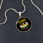 French Buldog Mom Circle Necklace Stainless Steel or 18k Gold 18-22"-Express Your Love Gifts
