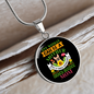 French Buldog Mom Circle Necklace Stainless Steel or 18k Gold 18-22"-Express Your Love Gifts