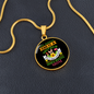 French Buldog Mom Circle Necklace Stainless Steel or 18k Gold 18-22"-Express Your Love Gifts