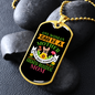 French Buldog Mom Necklace Stainless Steel or 18k Gold Dog Tag 24" Chain-Express Your Love Gifts