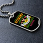 French Buldog Mom Necklace Stainless Steel or 18k Gold Dog Tag 24" Chain-Express Your Love Gifts