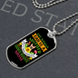 French Buldog Mom Necklace Stainless Steel or 18k Gold Dog Tag 24" Chain-Express Your Love Gifts